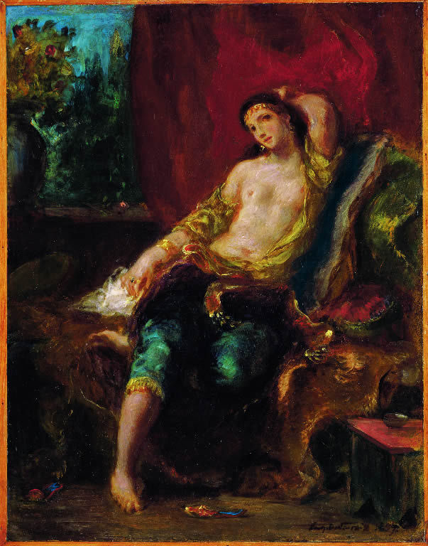 Eugène Delacroix (French, 1798-1863) 'Odalisque' 1857