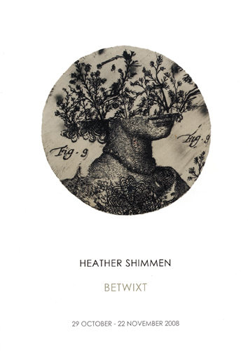 Heather Shimmen (Australian, b. 1957) Catalogue front cover with the work 'Lost II' 2008