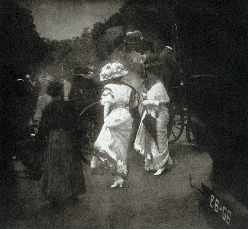 Edward Steichen. 'Grand Prix at Longchamp, After the Races' 1907