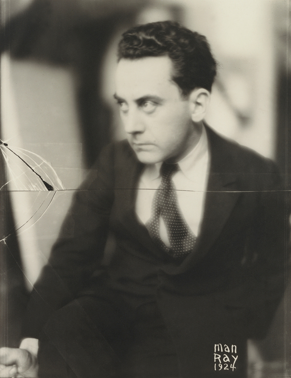 Man Ray (American, 1890-1976) 'Self-portrait' 1924 from the exhibition 'Man Ray: Unconcerned, but not indifferent' at The Hague Museum of Photography, The Netherlands, Jan - April 2009