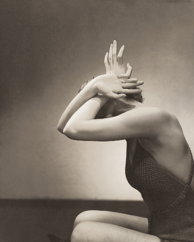 Edward Steichen (American, 1879-1973) 'Model posing for Beauty Primer on hand and nail care' 1934