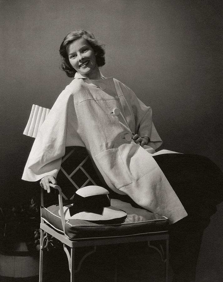 Edward Steichen (American, 1879-1973) 'Mary Heberden' 1935 'Katharine Hepburn wearing a coat by Clare Potter' 1933