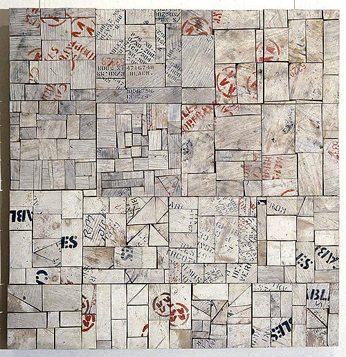 Rosalie Gascoigne (Australian, 1917-1999) 'White city' 1993