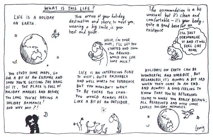 Michael Leunig (Australian, 1945-2024) 'What is This Life?' 2009 Michael Leunig (Australian, 1945-2024) 'What is This Life?' 2009