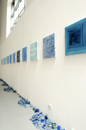 Mary Newsome (Australian, b. 1936) 'Bowerhouse Blues' installation photograph 2009