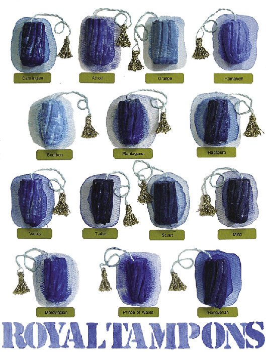 Mary Newsome (Australian, b. 1936) 'Royal Tampons' collage