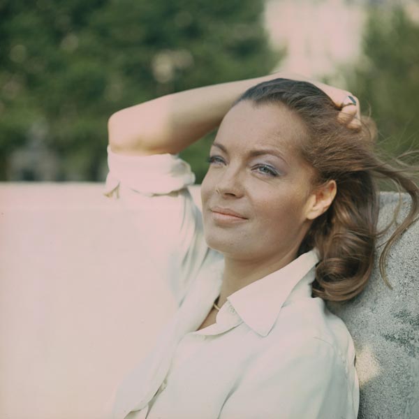 Helga Kneidl (German, b. 1939) 'Romy Schneider, Paris, 1972'