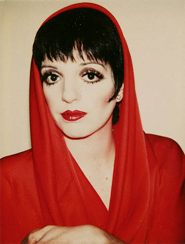 Andy Warhol (American, 1928-1987) 'Liza Minnelli' Polaroid 1977 from the exhibition 'Polaroids and Portraits: A Photographic Legacy of Andy Warhol' at the Krannert Art Museum, Champaign IL, jan - May, 2009