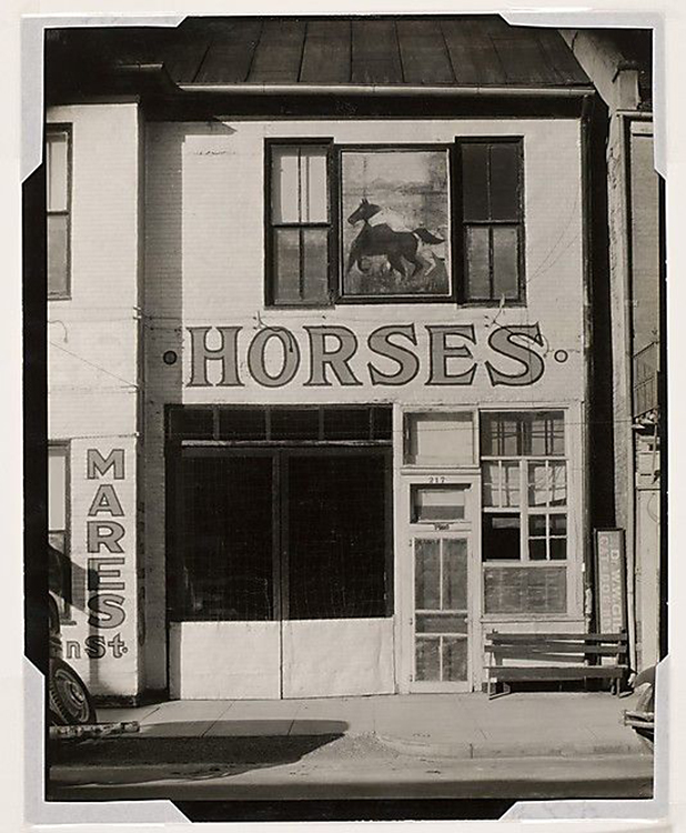 Walker Evans (American, 1903-1975) 'Stable, Natchez, Mississippi' March 1935 Walker Evans (American, 1903-1975) 'Stable, Natchez, Mississippi' March 1935