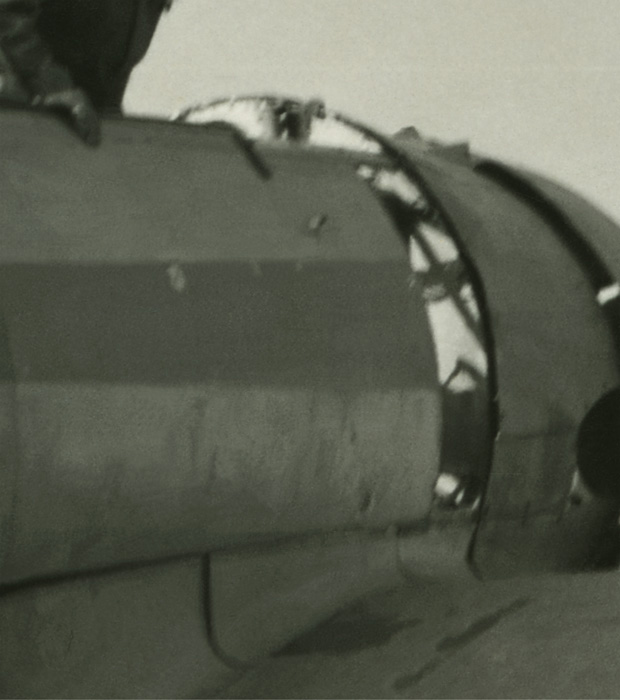 Marcus Bunyan (Australian born England, b. 1958) 'Oakland, 7-'51' from the series 'The Shape of Dreams' 2009 (detail after cleaning)