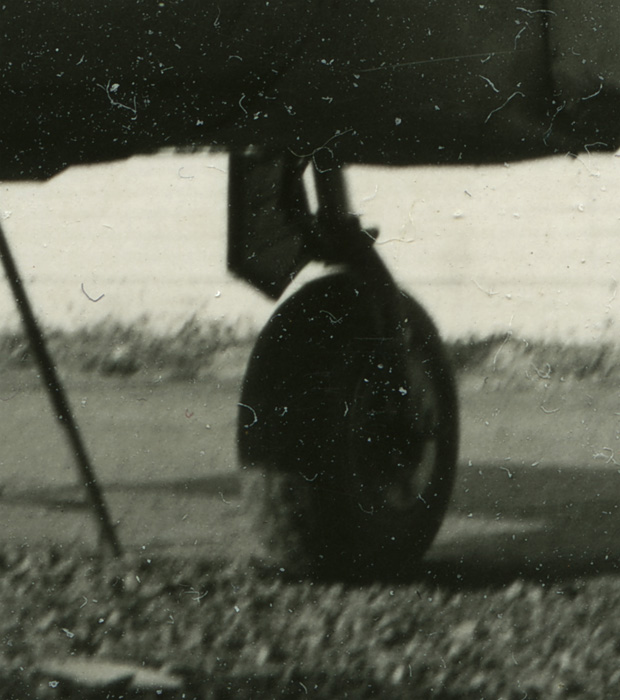 Marcus Bunyan (Australian born England, b. 1958) 'Oakland, 7-'51' from the series 'The Shape of Dreams' 2009 (detail before cleaning)