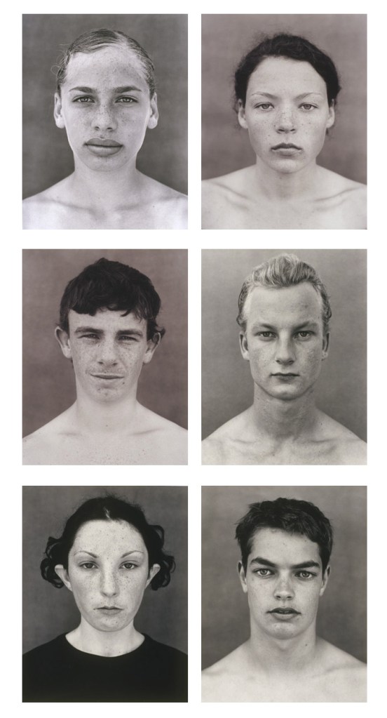 Simon Obarzanek (Israeli/Australian, b. 1968, worked in United States 1995-2001) '6 faces from 123 faces' 2000-2002