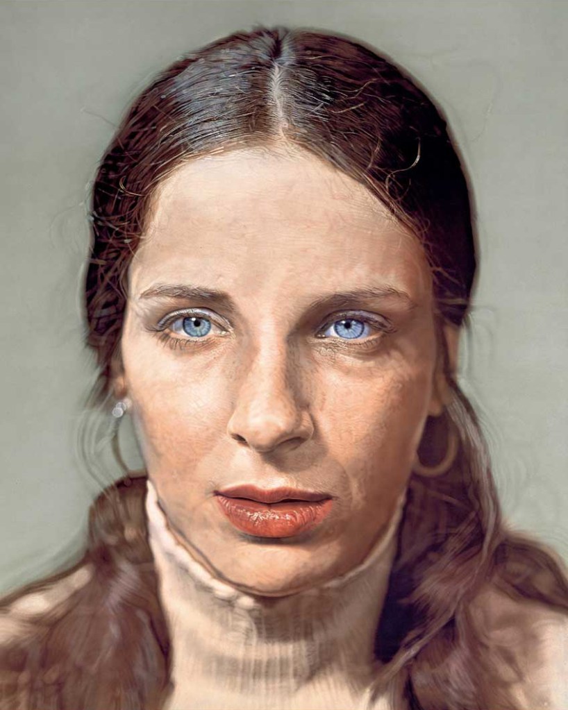 Chuck Close (American, 1940-2021) 'Leslie' 1973