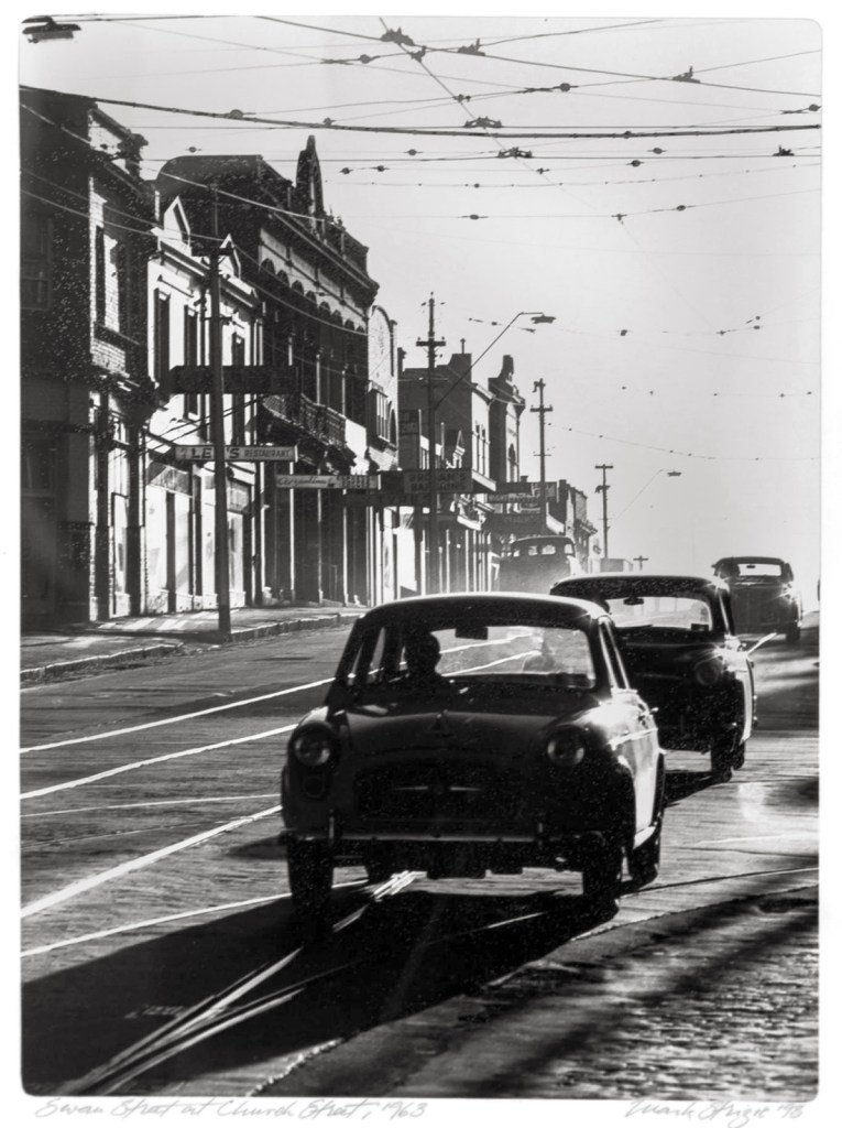 Mark Strizic (Australian, 1908-2012) 'Swan Street at Church Street' 1963