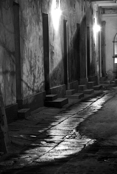 Jeff Gusky. 'Corridor in Kazimierz (Former Jewish District)' Cracow, Poland 1996