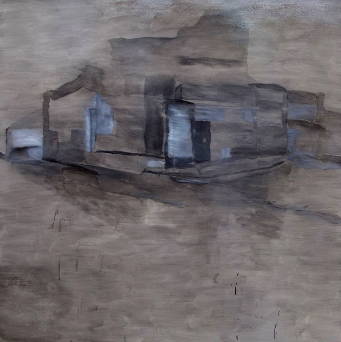 Domenico de Clario (Australian born Italy, b. 1947) 'r (rue ravignan - le bateau lavoir)' 2008/09