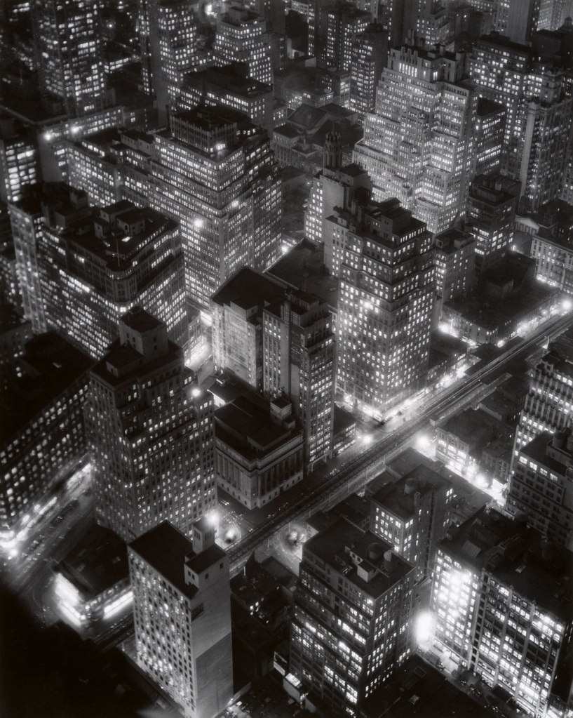 Bernice Abbott (American, 1898-1991) 'Night View, New York City' 1932