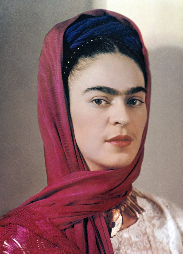 Nickolas Muray (American, 1892-1965) 'Frida with Magenta Rebozo, New York' 1939