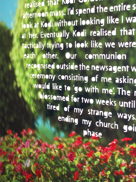 Martin Smith (Australian, b. 1972) 'The Relationship Blossomed' 2009 (detail)