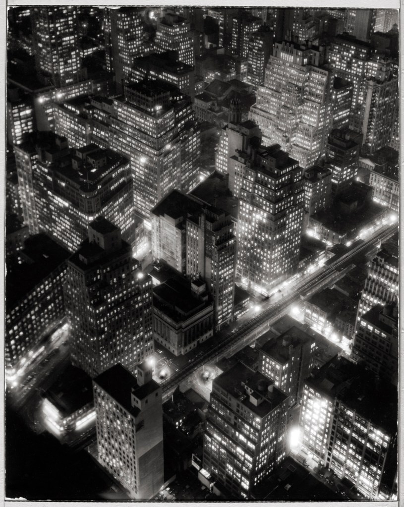 Berenice Abbott (American, 1898-1991) 'New York at Night' c. 1932