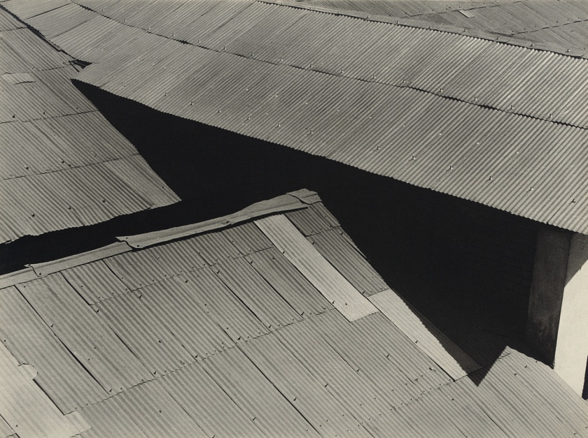 Brett Weston (American, 1911-1993) 'Tin Roofs, Mexico' 1926