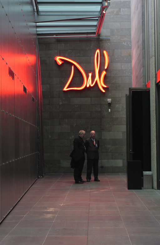 Entrance to the 'Salvador Dali: Liquid Desire' Winter Masterpieces exhibition at NGV International, Melbourne 
