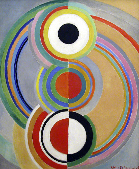 Sonia Delaunay (Ukraine, b. 1885 moved Paris 1905-1979) 'Rhythm' 1938