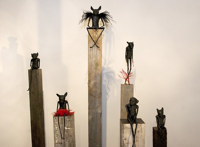 Emma Davies (Australian, b. 1968) Group with from left to right: Enitan (person of story), Ntombi (lady), Kgosi (chief), Nkosana (prince), Lucky and Alaba (second child after twins) 2009 Emma Davies (Australian, b. 1968) Group with from left to right: Enitan (person of story), Ntombi (lady), Kgosi (chief), Nkosana (prince), Lucky and Alaba (second child after twins)
2009