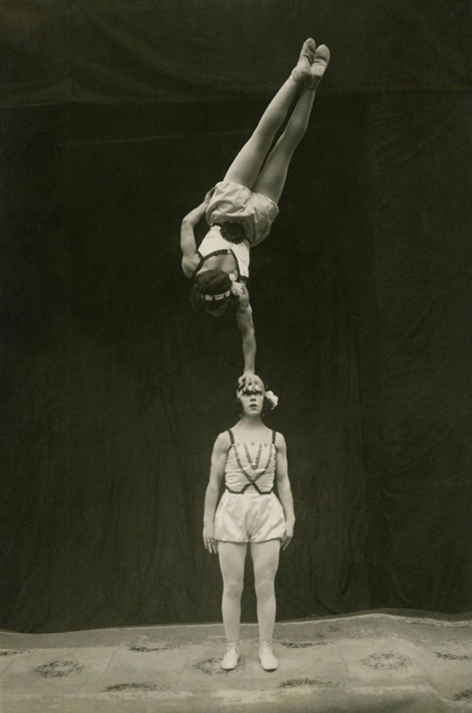 Anonymous photographer. 'Acrobats' c. 1920