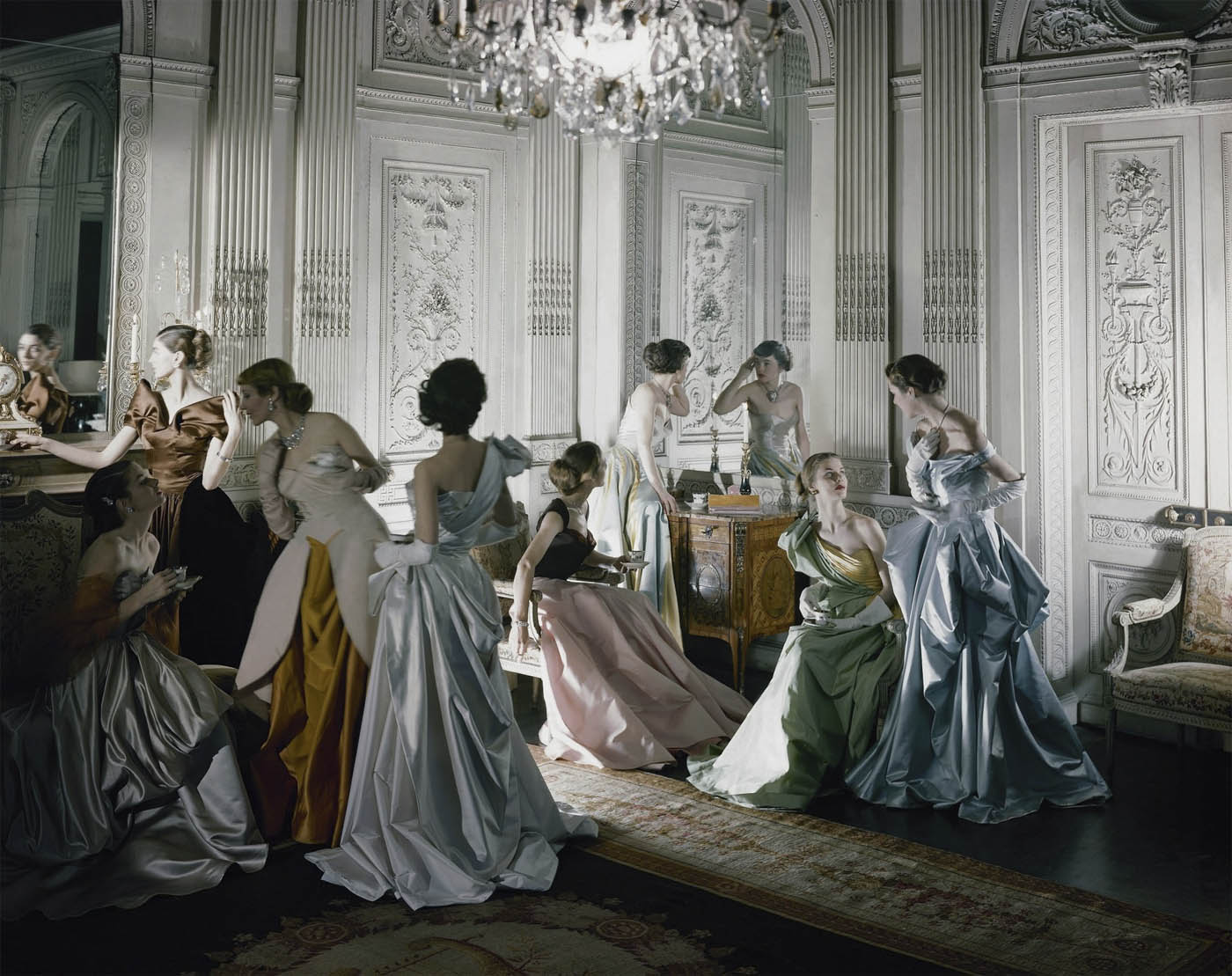 Cecil Beaton (British, 1904-1980) 'Charles James Gowns by Cecil Beaton, Vogue, June 1948' 1948