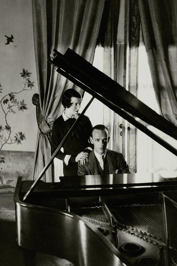 Cecil Beaton (British, (1904-1980) 'Fred and Adele Astaire at a piano' 1930