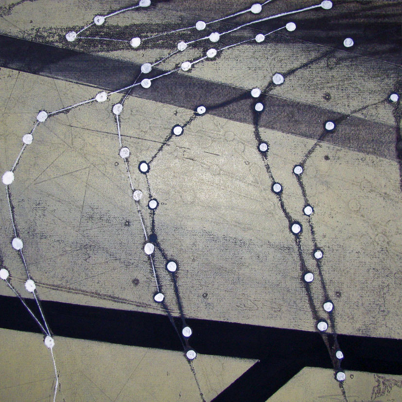 Sarah Amos (Australian, b. 1965) 'Intersections 8' 2009