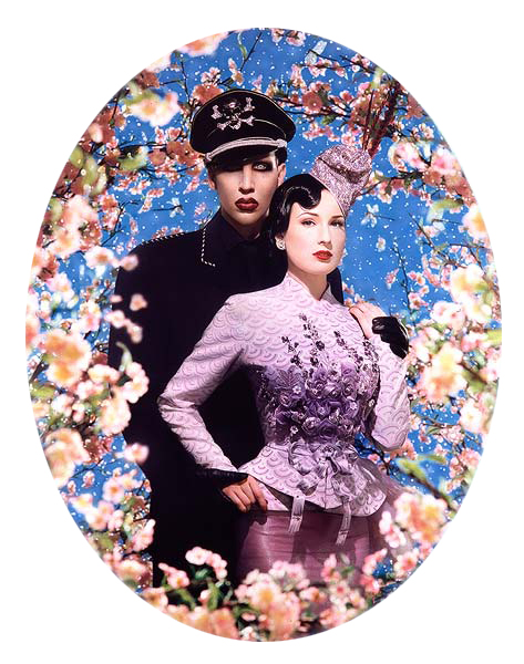 Pierre et Gilles (French, Pierre Commoy b. 1950 and Gilles Blanchard, b. 1953) 'Le Grand Amour' (Marilyn Manson and Dita von Teese) 2004