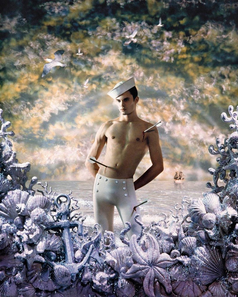 Pierre et Gilles (French, Pierre Commoy b. 1950 and Gilles Blanchard, b. 1953) 'St. Sebastian of the Sea' 1994