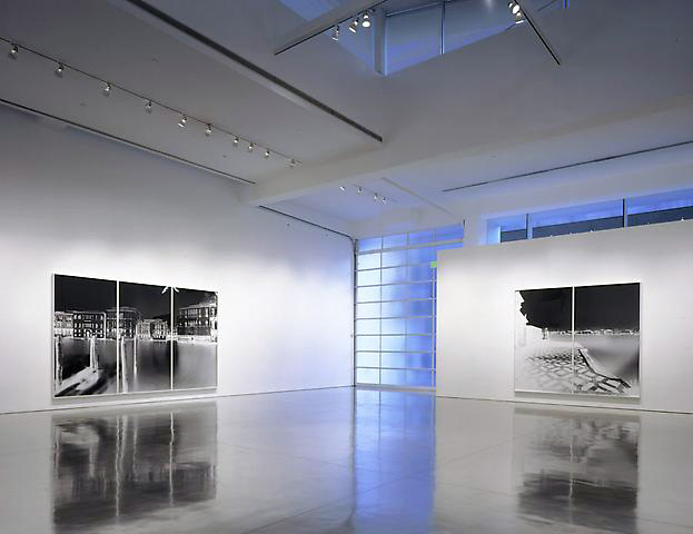 Installation view of Vera Lutter at Gagosian Gallery, Beverly Hills