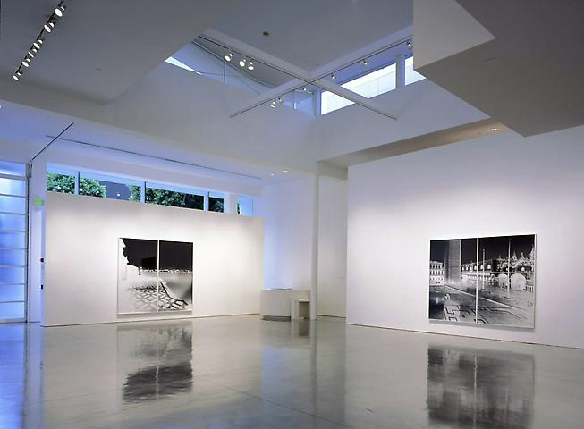 Installation view of Vera Lutter at Gagosian Gallery, Beverly Hills