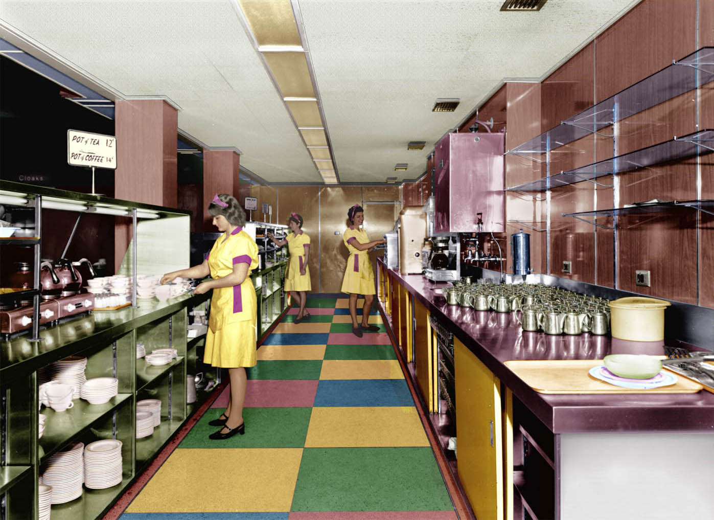 Tracey Moffat (Australian, b. 1960) 'First Jobs, Canteen' 1984