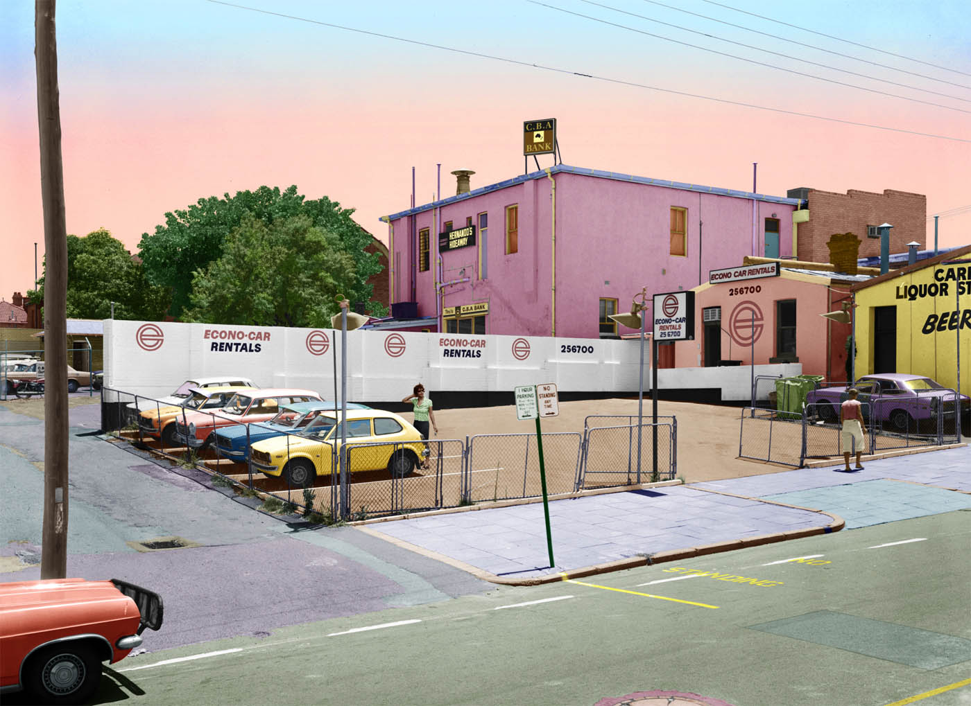 Tracey Moffat (Australian, b. 1960) 'First Jobs, Parking Cars' 1981