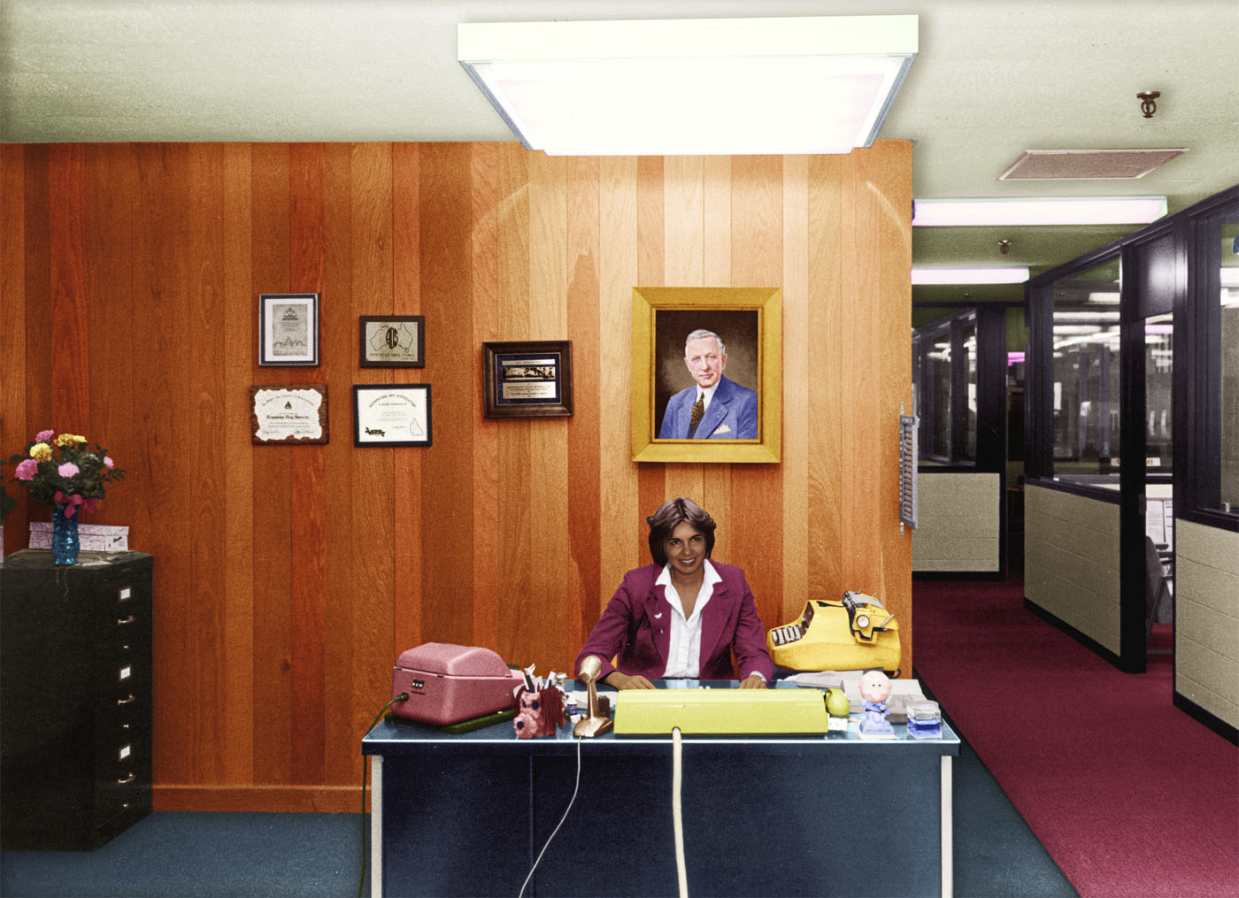 Tracey Moffat (Australian, b. 1960) 'First Jobs, Receptionist' 1977