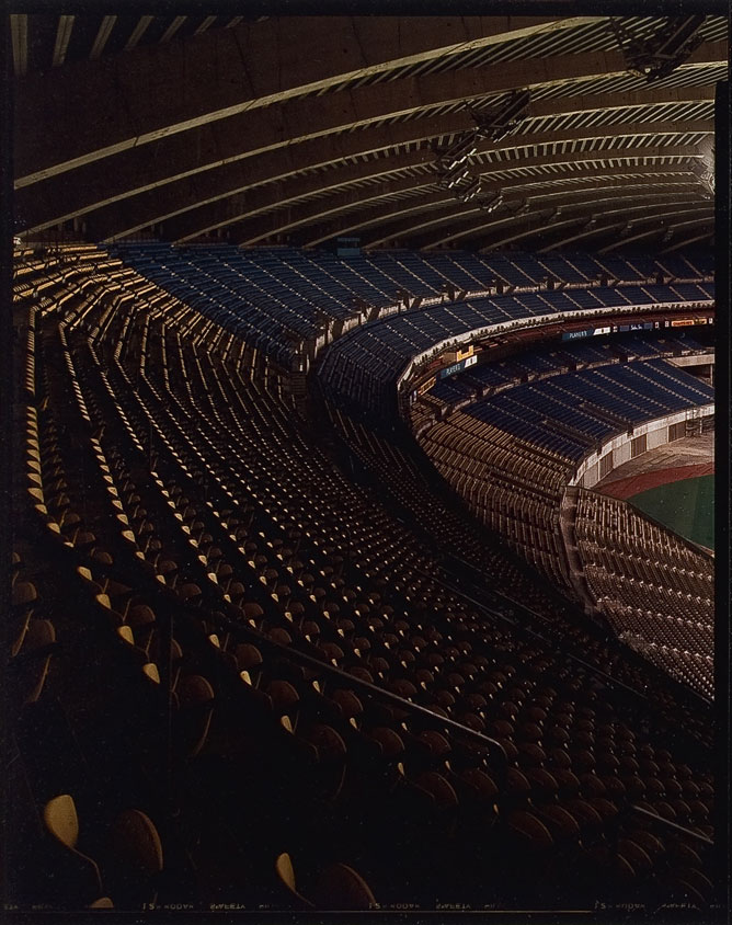 Jim Dow (American, b. 1942) 'Olympic Stadium, Montreal' 1982 (detail)