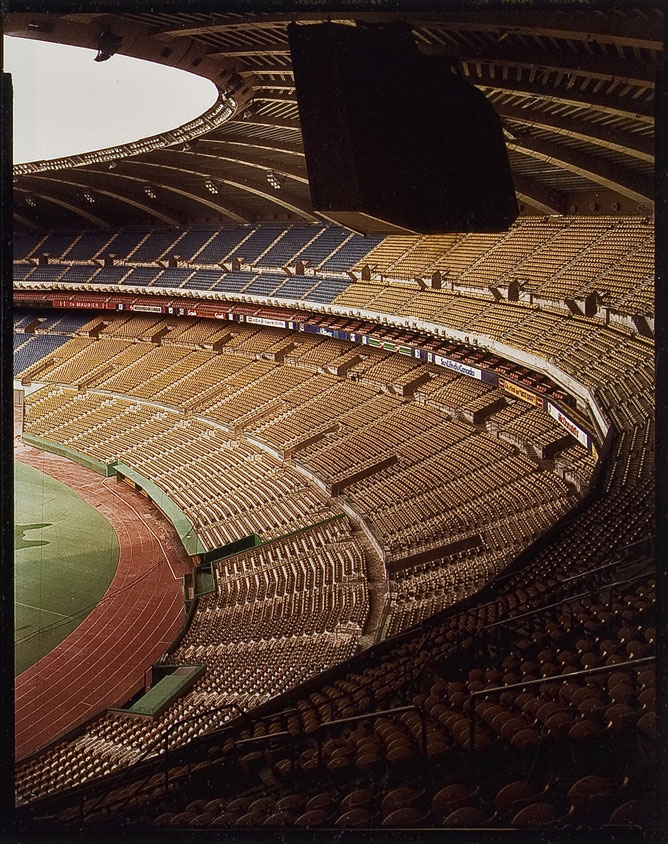 Jim Dow (American, b. 1942) 'Olympic Stadium, Montreal' 1982 (detail)