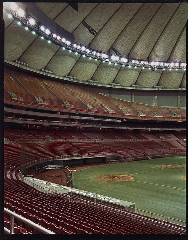 Jim Dow (American, b. 1942) 'The Kingdome. Seattle Mariners' 1982 (detail)