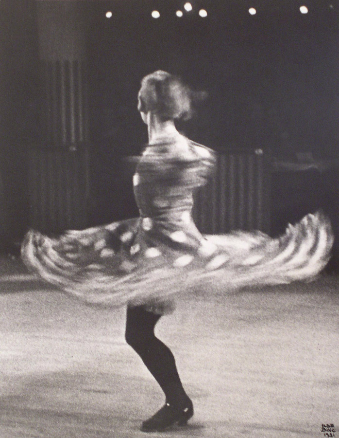 Ilse Bing (German, 1899-1998) 'Danseusue-Cancan, Moulin Rouge, Paris' 1931