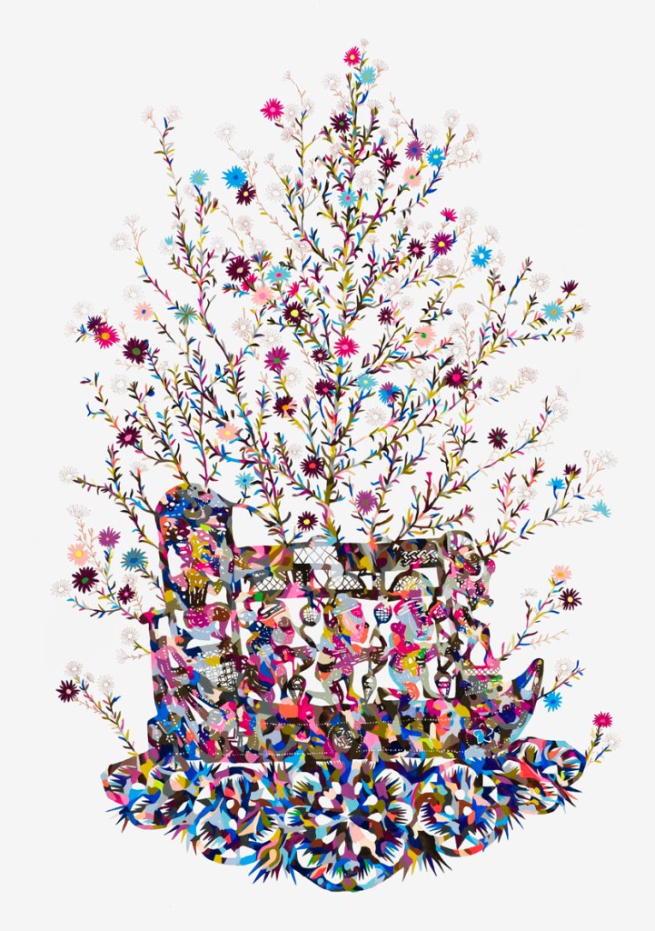 Kirra Jamison (Australian) 'Livin' on a prayer' 2009 from the exhibition 'Slow Down, You Move Too Fast' by Kirra Jamison at Sophie Gannon Gallery, Richmond, Melbourne, Sept - Oct, 2009