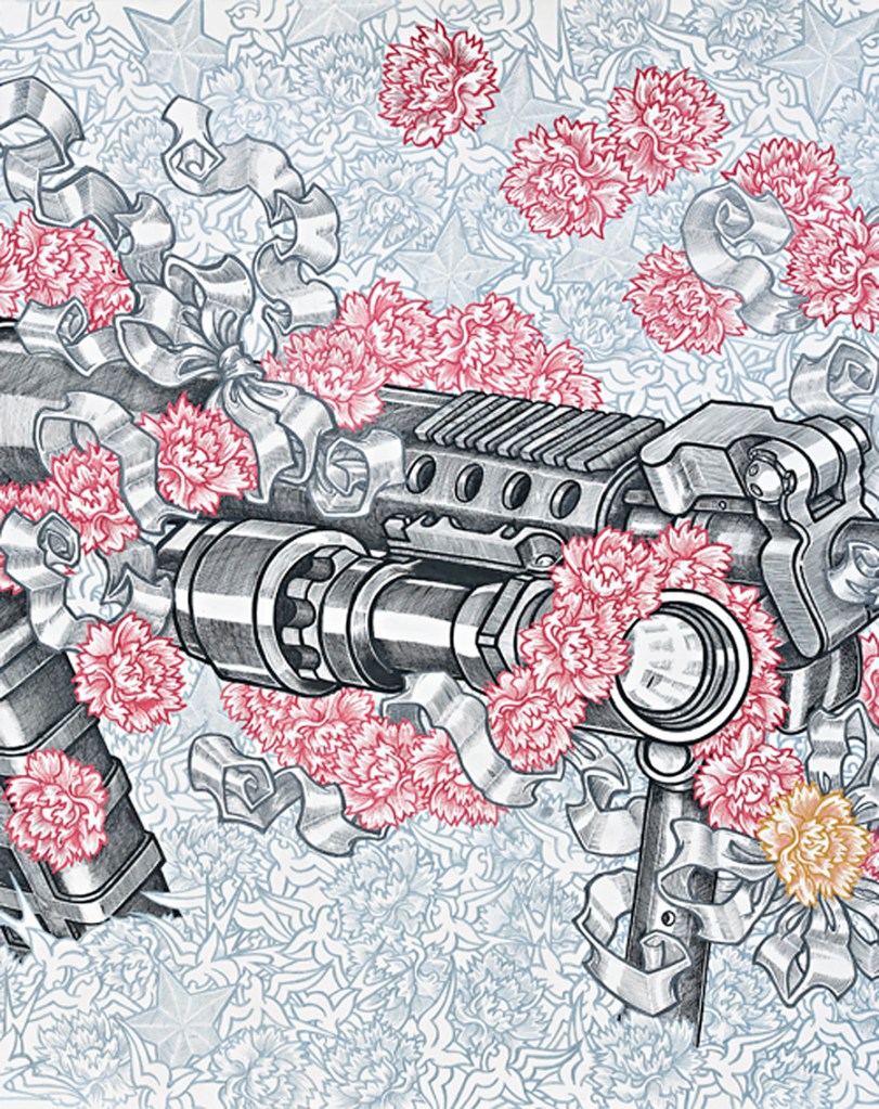 eX de Medici (Australia, b. 1959) 'Tooth and claw' 2009 (detail) eX de Medici (Australia, b. 1959) 'Tooth and claw' 2009 (detail)