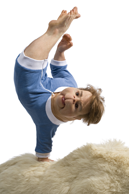 Patricia Piccinini (Australian, b. 1965) 'The Strength of one Hand (With Canadian Mountain Goat)' 2009 (detail) from the exhibition 'Unforced Intimacies' by Patricia Piccinini at Tolarno Galleries, Melbourne, Oct - Nov, 2009