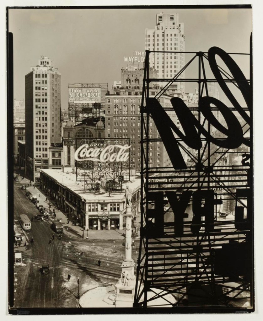 Berenice Abbott (American, 1898-1991) 'Columbus Circle' 1936