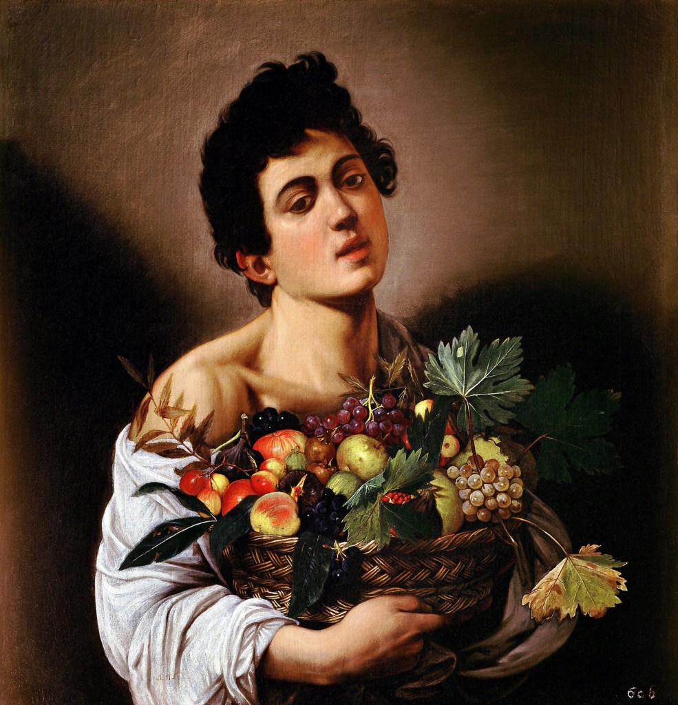 Michelangelo Merisi da Caravaggio (Italian, 1571-1610) 'Boy with a Basket of Fruit' c. 1593-1594