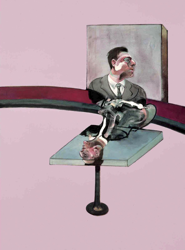 Francis Bacon (British 1909-1992) Right panel of the 'Triptych in Memory of George Dyer' 1971