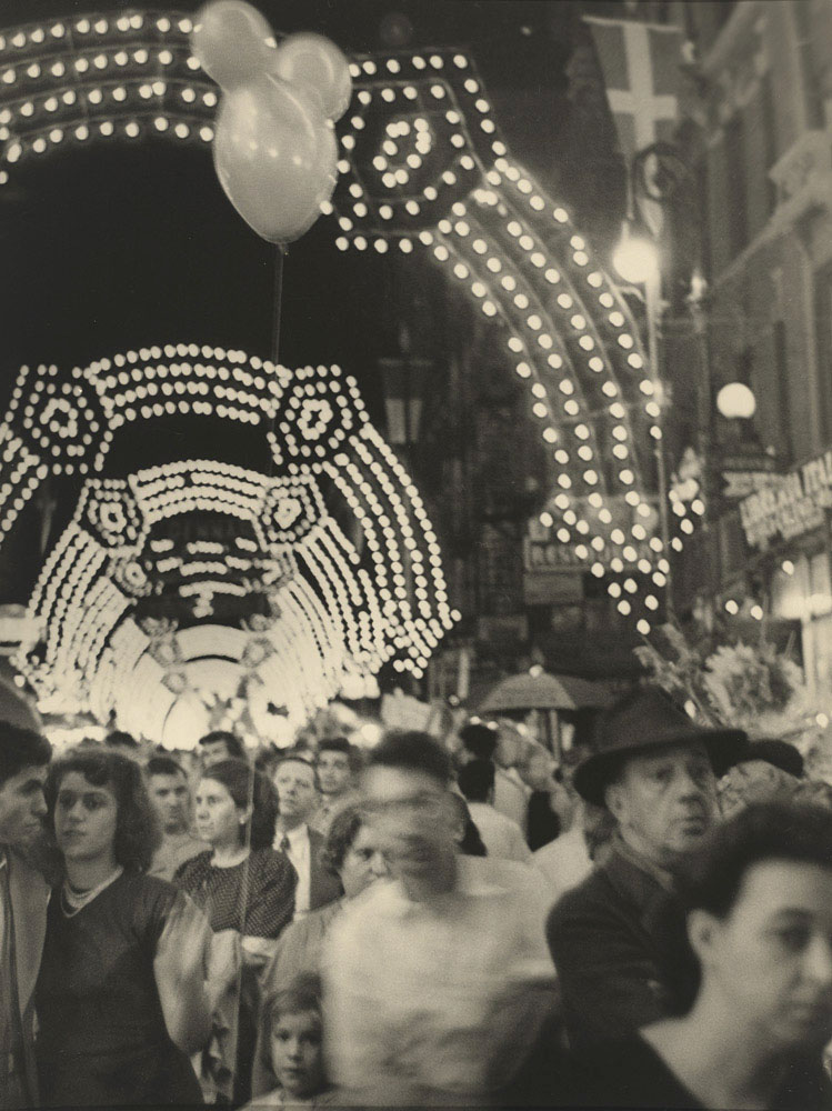 Sid Grossman (American, 1913-1955) 'San Gennaro Festival, New York City' 1948